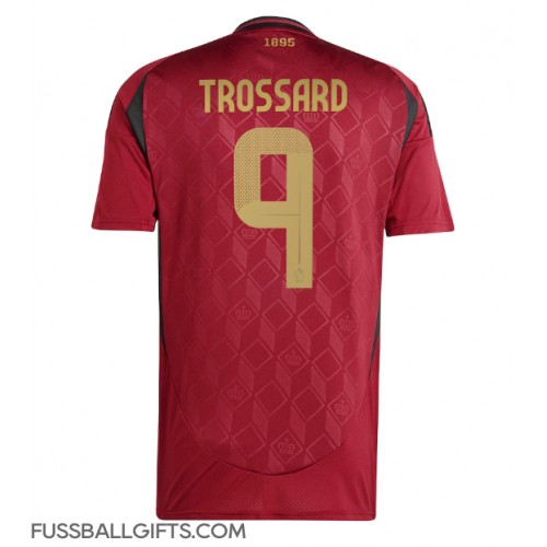 Belgien Leandro Trossard #9 Fußballbekleidung Heimtrikot EM 2024 Kurzarm